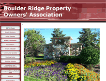 Tablet Screenshot of boulderridgepoa.net
